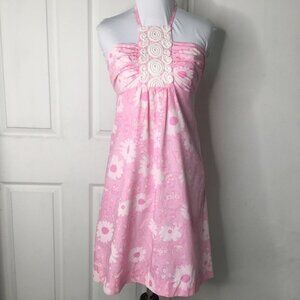 Lilly Pulitzer 78189 Strapless Halter Dress Size 0